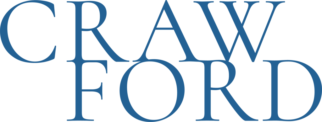 Crawford Wordmark Blue